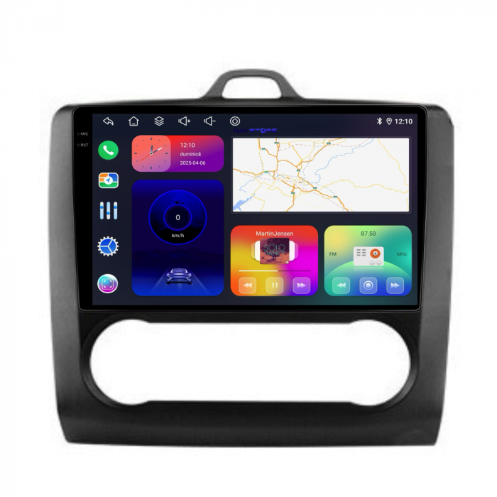 Navigatie Dedicata Ford Focus (2004-2012), 9Inch, 8Gb Ram, 256Gb Stocare, Carplay, Clima automata [6]
