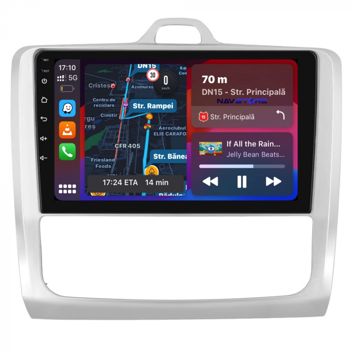 Navigatie Dedicata Ford Focus (2004-2012), 9Inch, 6Gb Ram, 128Gb Stocare, Carplay [2]