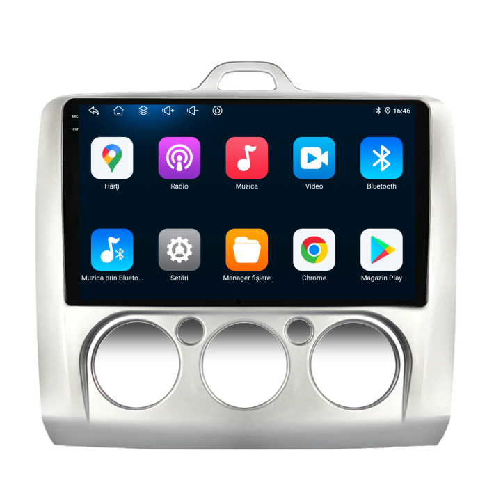 Navigatie Dedicata Ford Focus (2004-2012),QuadCore, 9Inch, 4Gb Ram, 64Gb Stocare, Carplay [5]