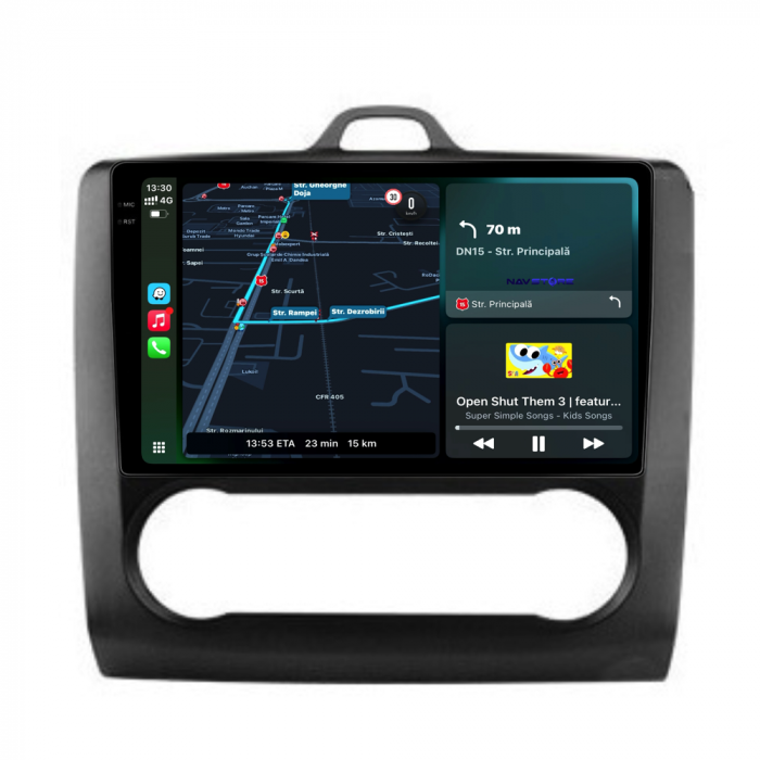 Navigatie Dedicata Ford Focus (2004-2012),QuadCore, 9Inch, 4Gb Ram, 64Gb Stocare, Carplay, Clima automata [2]