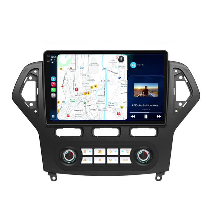 Navigatie Dedicata Ford Mondeo (2007-2014),QuadCore, 10Inch, 4Gb Ram, 64Gb Stocare, Carplay - Clima Automata [2]