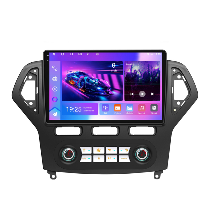 Navigatie Dedicata Ford Mondeo (2007-2014),QuadCore, 10Inch, 4Gb Ram, 64Gb Stocare, Carplay - Clima Automata [10]
