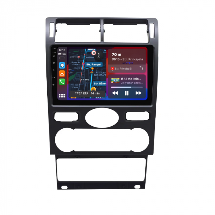 Navigatie Dedicata Ford Mondeo 3 (2000-2007), 9Inch, 4Gb Ram, 64Gb Stocare, Carplay [2]