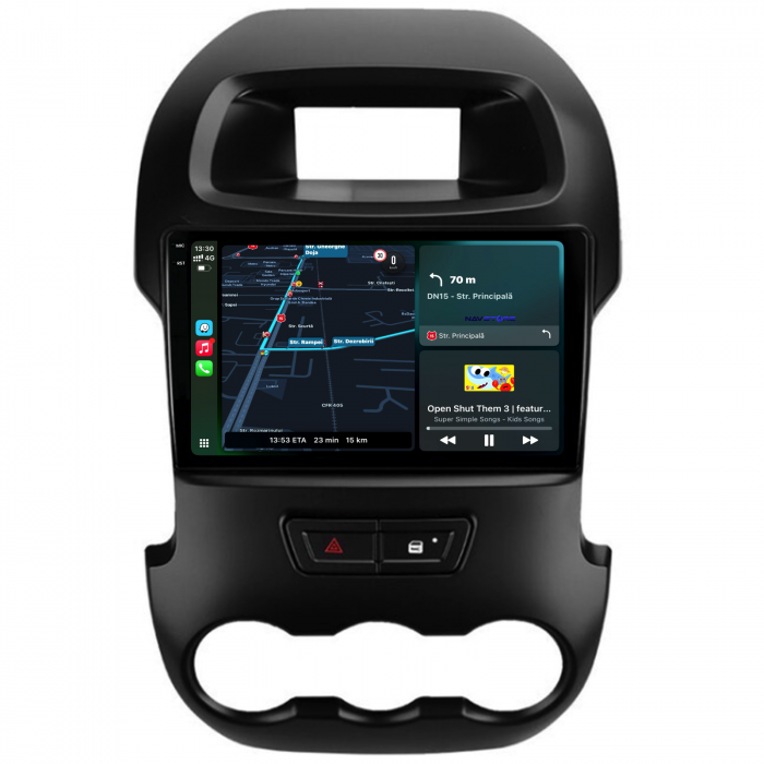 Navigatie Dedicata Ford Ranger (2012-2015),QuadCore, 9Inch, 4Gb Ram, 64Gb Stocare, Carplay [2]