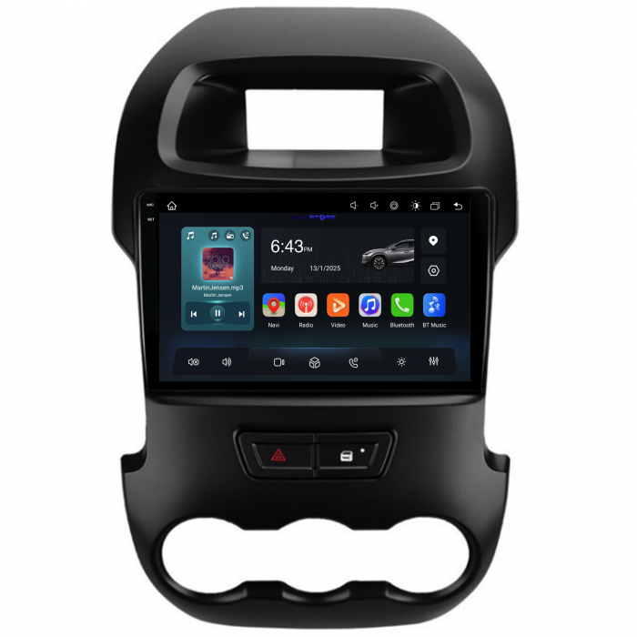 Navigatie Dedicata Ford Ranger (2012-2015),QuadCore, 9Inch, 4Gb Ram, 64Gb Stocare, Carplay [4]
