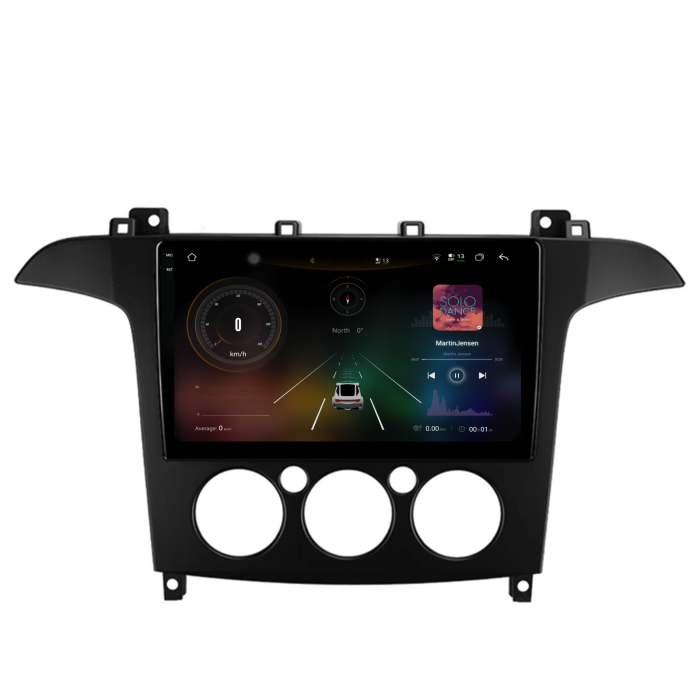 Navigatie Dedicata Ford S-Max (2006 - 2015), 2K, 12Gb Ram, 256Gb Stocare, Carplay, Clima manuala [2]
