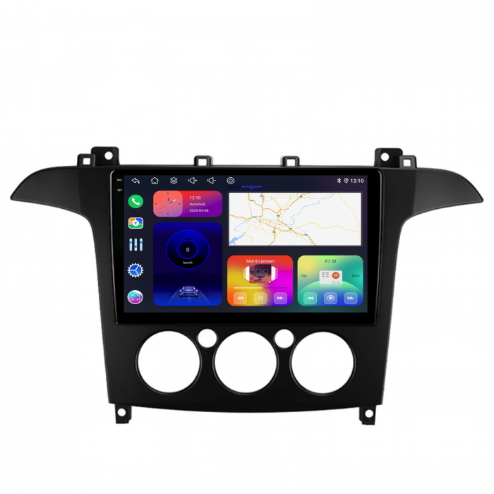 Navigatie Dedicata Ford S-Max (2006 - 2015), 9Inch, 2Gb Ram, 32Gb Stocare, Carplay, Clima manuala [5]