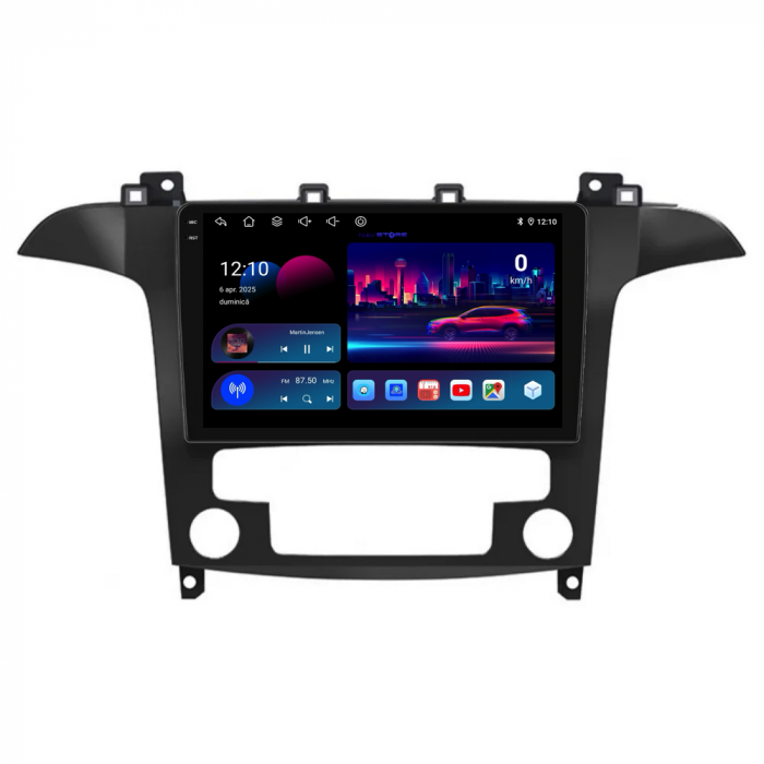 Navigatie Dedicata Ford S-Max (2006 - 2015), 9Inch, 2Gb Ram, 32Gb Stocare, Carplay, Clima automata [4]