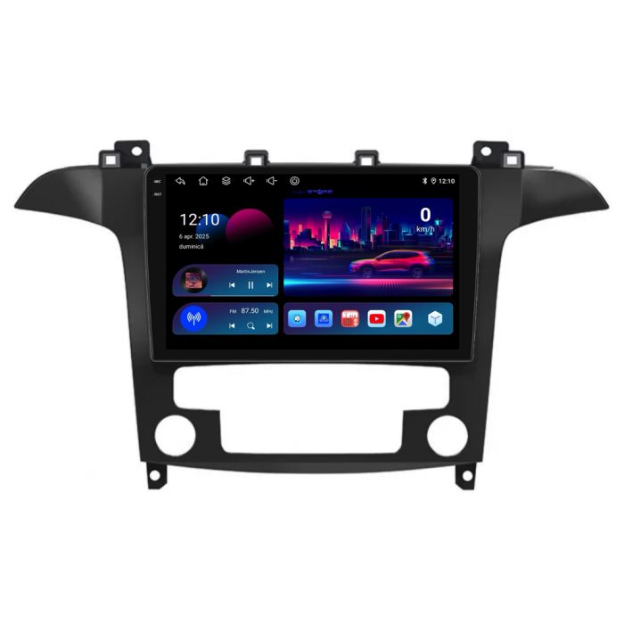 Navigatie Dedicata Ford S-Max (2006 - 2015), 2K, 4Gb Ram, 64Gb Stocare, Carplay, Clima automata [4]