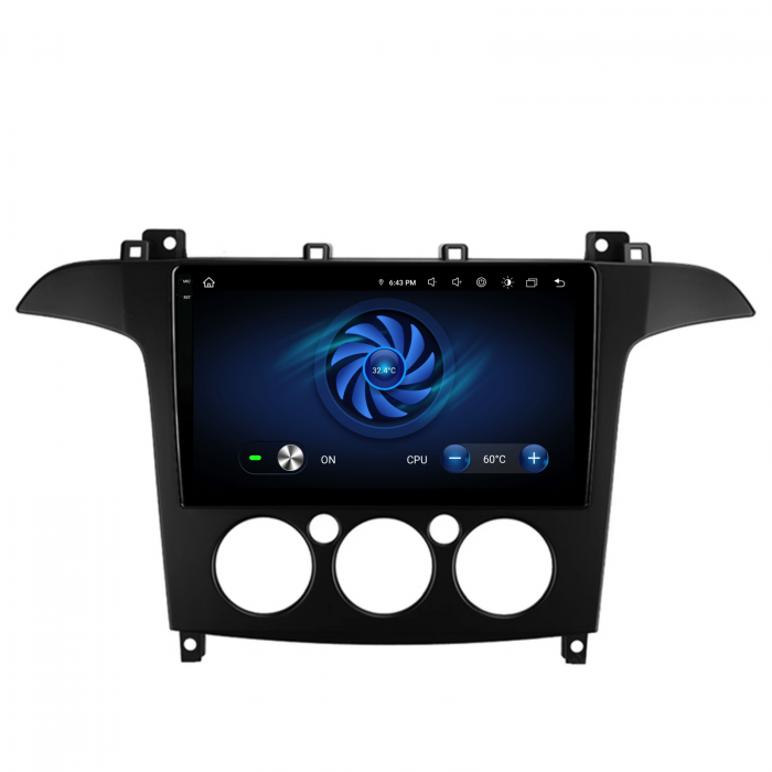 Navigatie Dedicata Ford S-Max (2006 - 2015), 9Inch, 4Gb Ram, 64Gb Stocare, Carplay, Clima manuala [7]