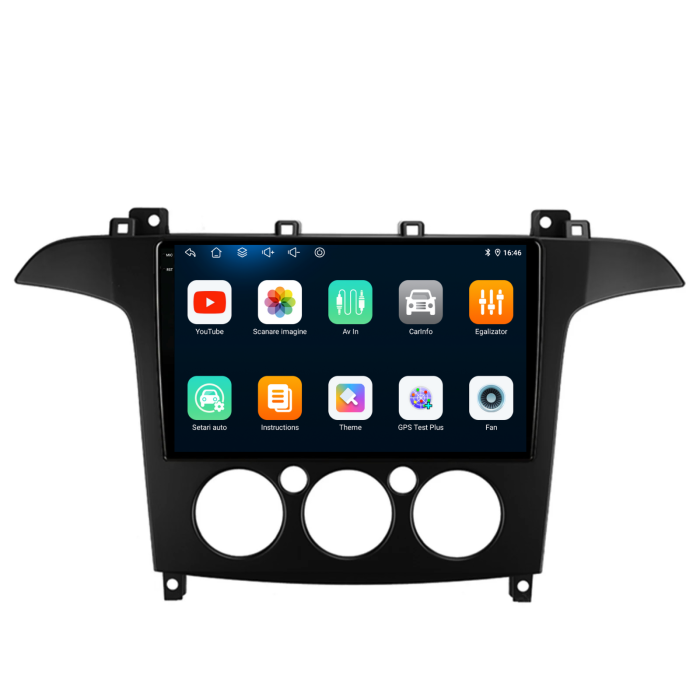 Navigatie Dedicata Ford S-Max (2006 - 2015), 9Inch, 4Gb Ram, 64Gb Stocare, Carplay, Clima manuala [6]