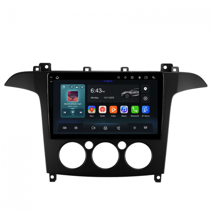 Navigatie Dedicata Ford S-Max (2006 - 2015), 9Inch, 4Gb Ram, 64Gb Stocare, Carplay, Clima manuala [4]