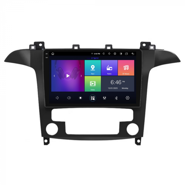 Navigatie Dedicata Ford S-Max (2006 - 2015),QuadCore, 9Inch, 4Gb Ram, 64Gb Stocare, Carplay, Clima automata [6]