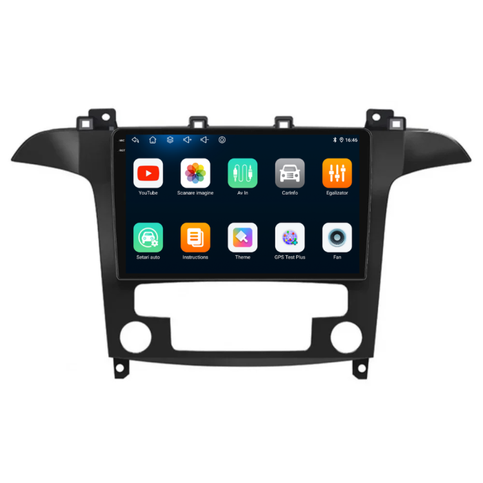 Navigatie Dedicata Ford S-Max (2006 - 2015), 9Inch, 6Gb Ram, 128Gb Stocare, Carplay, Clima automata [6]