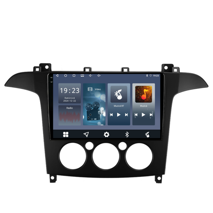 Navigatie Dedicata Ford S-Max (2006 - 2015),QuadCore, 9Inch, 4Gb Ram, 64Gb Stocare, Carplay, Clima manuala [9]