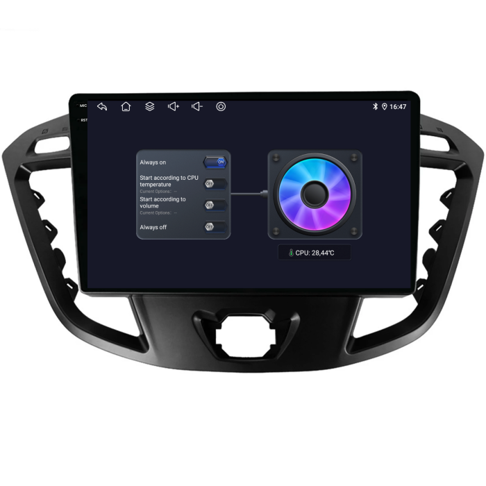 Navigatie Dedicata Ford Transit (2012-2018), 2K, 12Gb Ram, 256Gb Stocare, Carplay [6]