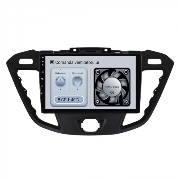 Navigatie Dedicata Ford Transit (2012 - 2018), 9 Inch, 4Gb Ram, 64Gb stocare, Carplay [6]
