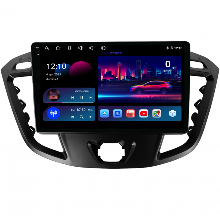 Navigatie Dedicata Ford Transit (2012-2018), 9Inch, 6Gb Ram, 128Gb Stocare, Carplay [4]