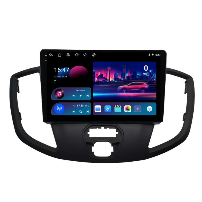 Navigatie Dedicata Ford Transit (2012-2018),QuadCore, 9Inch, 4Gb Ram, 64Gb Stocare, Carplay [4]