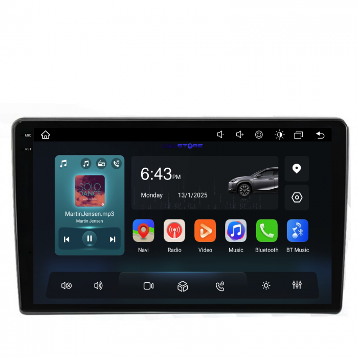 Navigatie Dedicata Ford Transit (2019-2025),QuadCore, 10Inch, 4Gb Ram, 64Gb Stocare, Carplay [4]