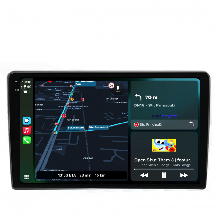 Navigatie Dedicata Ford Transit (2019-2025),QuadCore, 10Inch, 4Gb Ram, 64Gb Stocare, Carplay [2]