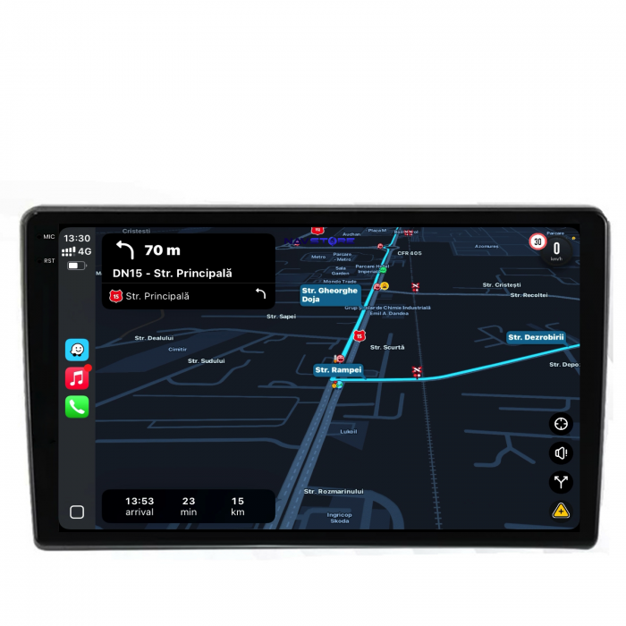 Navigatie Dedicata Ford Transit (2019-2025),QuadCore, 10Inch, 4Gb Ram, 64Gb Stocare, Carplay [3]