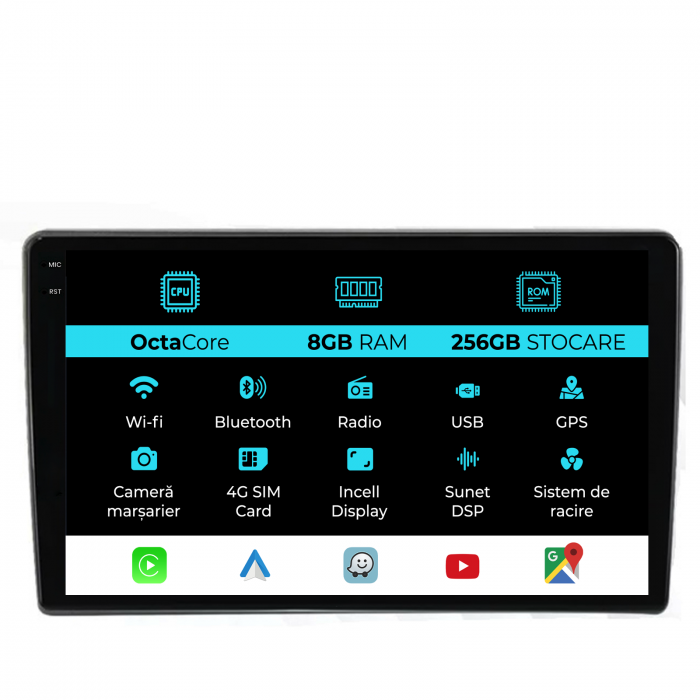 Navigatie Dedicata Ford Transit (2019-2025), 10Inch, 8Gb Ram, 256Gb Stocare, Carplay [1]