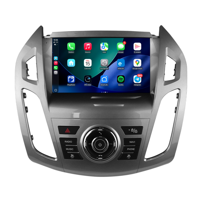 Navigatie Dedicata Ford Transit / Tourneo Connect (2013-2019), 9Inch, 6Gb Ram, 128Gb Stocare, Carplay [3]