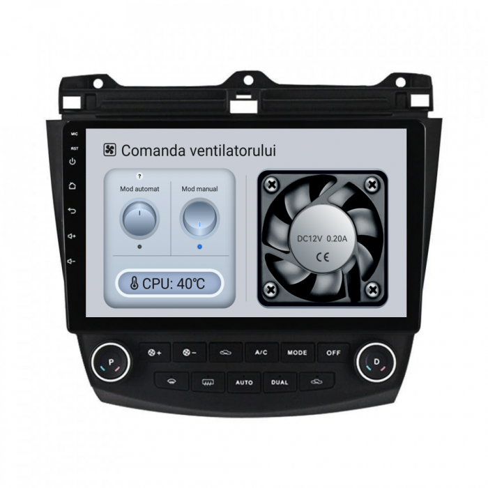 Navigatie Dedicata Honda Accord VII (2003 - 2008), 10Inch, 1Gb Ram, 32Gb Stocare, Carplay [6]