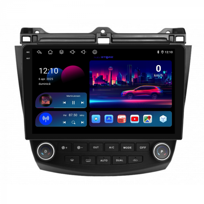 Navigatie Dedicata Honda Accord VII (2003 - 2008), 10Inch, 4Gb Ram, 64Gb Stocare, Carplay [4]
