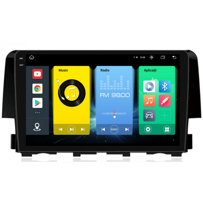 Navigatie Dedicata Honda Civic (2015-2021), 2K, 8Gb Ram, 256Gb Stocare, Carplay [7]