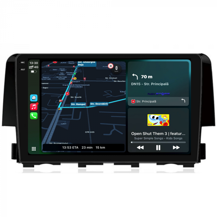 Navigatie Dedicata Honda Civic (2015-2021), 9Inch, 2Gb Ram, 32Gb Stocare, Carplay [2]