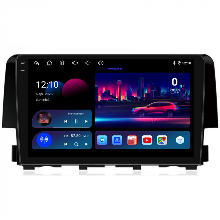Navigatie Dedicata Honda Civic (2015-2021), 9Inch, 2Gb Ram, 32Gb Stocare, Carplay [4]
