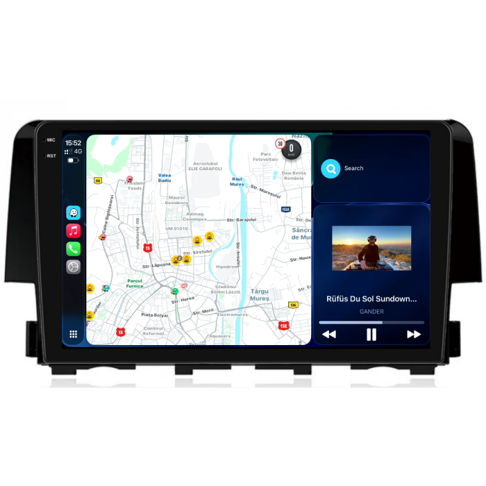 Navigatie Dedicata Honda Civic (2015-2021),QuadCore, 9Inch, 4Gb Ram, 64Gb Stocare, Carplay [2]