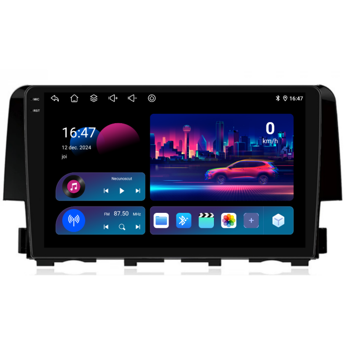 Navigatie Dedicata Honda Civic (2015-2021),QuadCore, 9Inch, 4Gb Ram, 64Gb Stocare, Carplay [4]