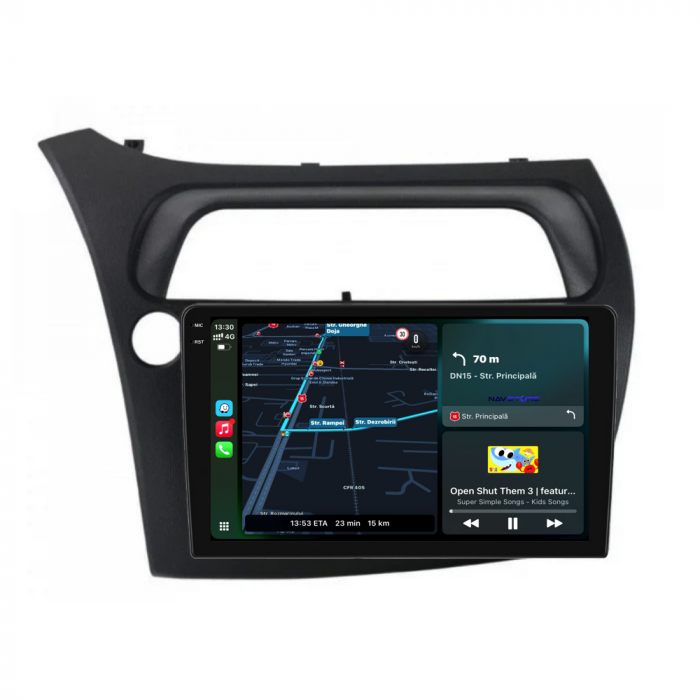 Navigatie Dedicata Honda Civic VII Hatchback (2006-2011), 9Inch, 4Gb Ram, 64Gb Stocare, Carplay [2]