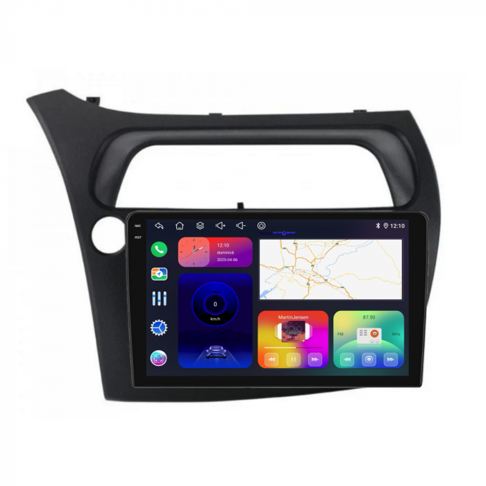 Navigatie Dedicata Honda Civic VII Hatchback (2006-2011), 9Inch, 6Gb Ram, 128Gb Stocare, Carplay [6]