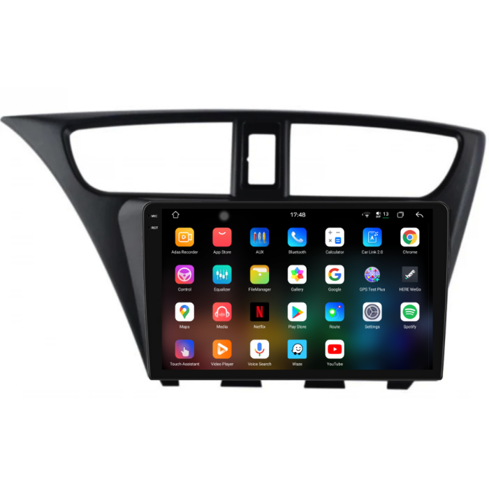 Navigatie Dedicata Honda Civic IX Hachback (2011-2017), 2K, 12Gb Ram, 256Gb Stocare, Carplay [3]