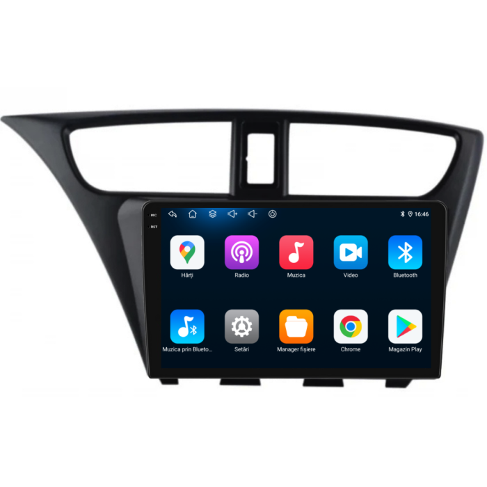 Navigatie Dedicata Honda Civic IX Hachback (2011-2017), 9Inch, 4Gb Ram, 64Gb Stocare, Carplay [5]