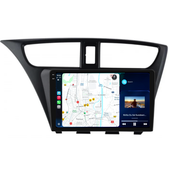 Navigatie Dedicata Honda Civic IX Hachback (2011-2017), 9Inch, 6Gb Ram, 128Gb Stocare, Carplay [2]