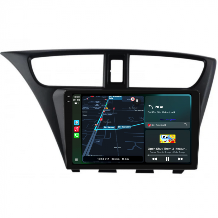 Navigatie Dedicata Honda Civic IX Hachback (2011-2017), 9Inch, 6Gb Ram, 128Gb Stocare, Carplay [2]