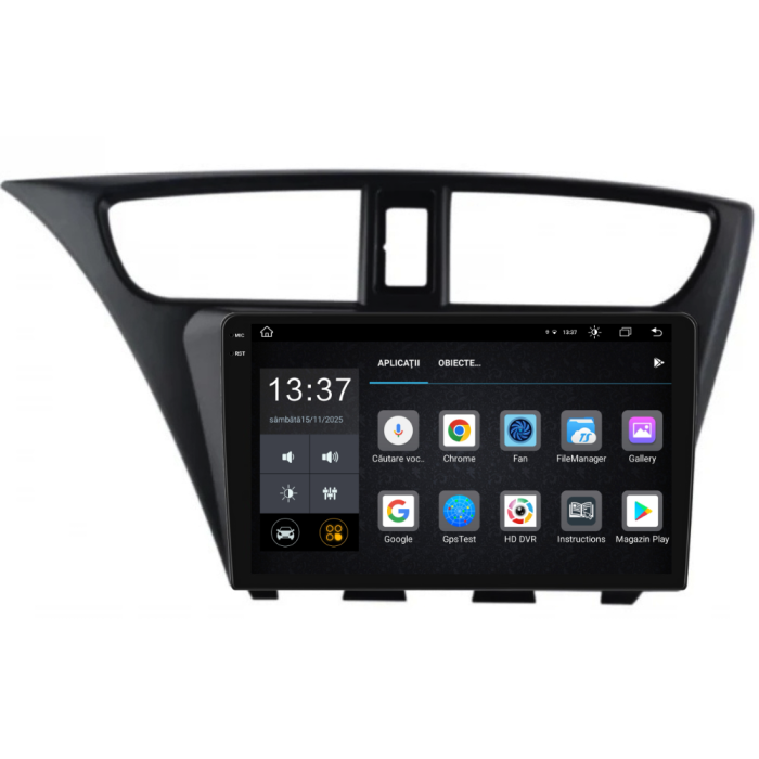 Navigatie Dedicata Honda Civic IX Hachback (2011-2017), 9Inch, 8Gb Ram, 256Gb Stocare, Carplay [6]