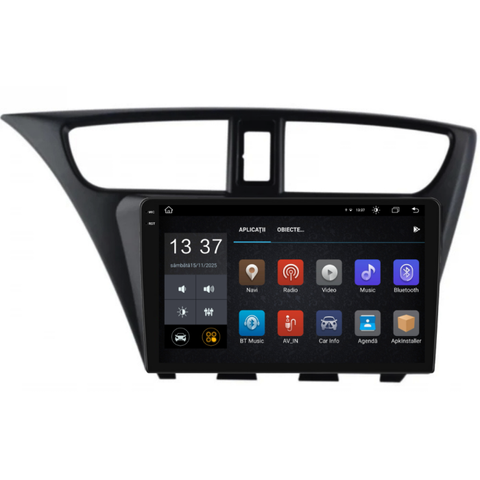 Navigatie Dedicata Honda Civic IX Hachback (2011-2017), 9Inch, 8Gb Ram, 256Gb Stocare, Carplay [5]