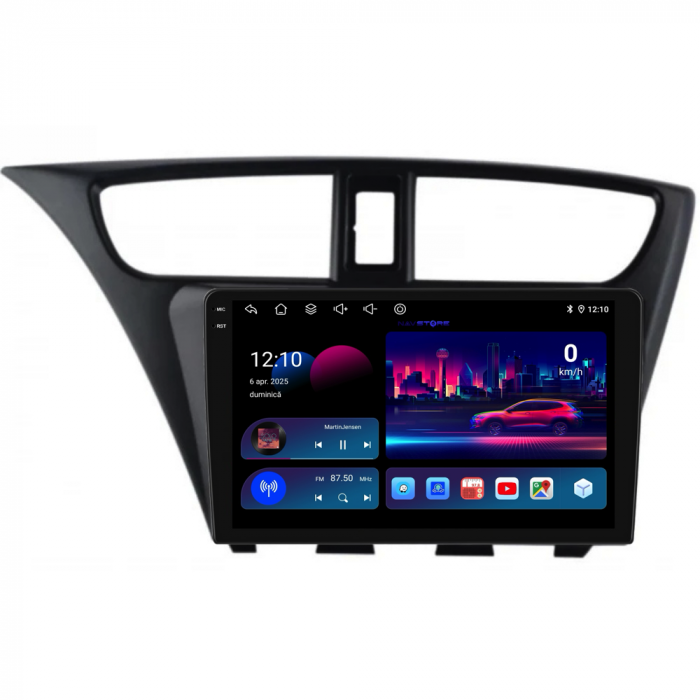 Navigatie Dedicata Honda Civic IX Hachback (2011-2017),QuadCore, 9Inch, 4Gb Ram, 64Gb Stocare, Carplay [4]