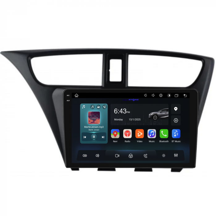 Navigatie Dedicata Honda Civic IX Hachback (2011-2017),QuadCore, 9Inch, 4Gb Ram, 64Gb Stocare, Carplay [5]