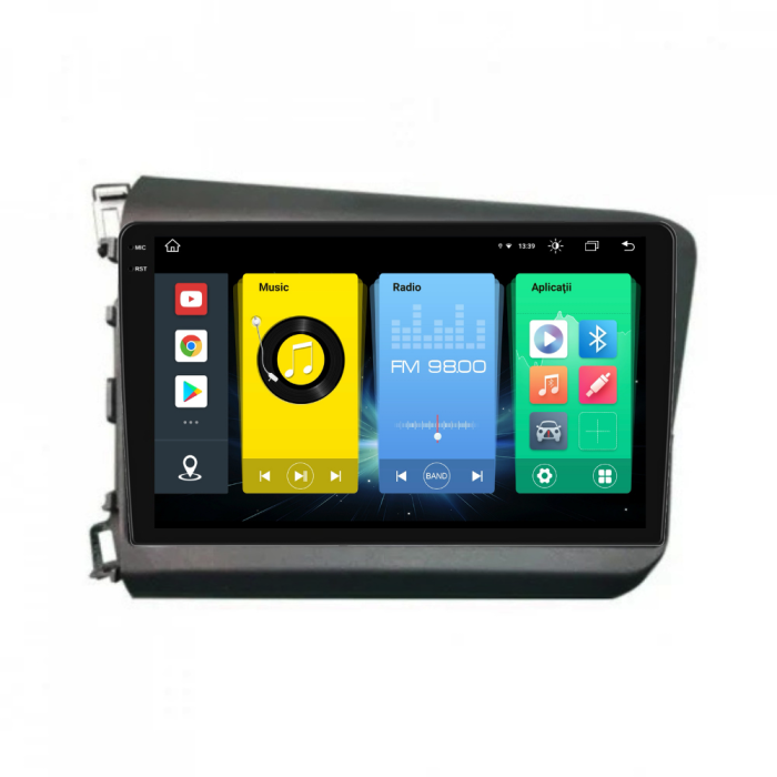 Navigatie Dedicata Honda Civic IX Sedan (2011-2015), 2K, 8Gb Ram, 256Gb Stocare, Carplay [7]