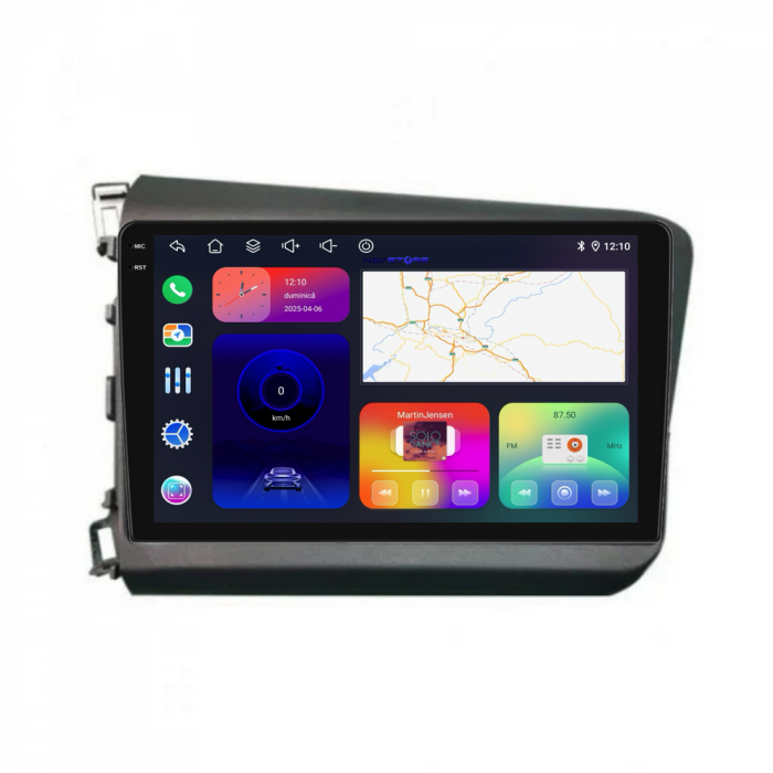 Navigatie Dedicata Honda Civic IX Sedan  (2011-2015), 9Inch, 8Gb Ram, 256Gb Stocare, Carplay [6]