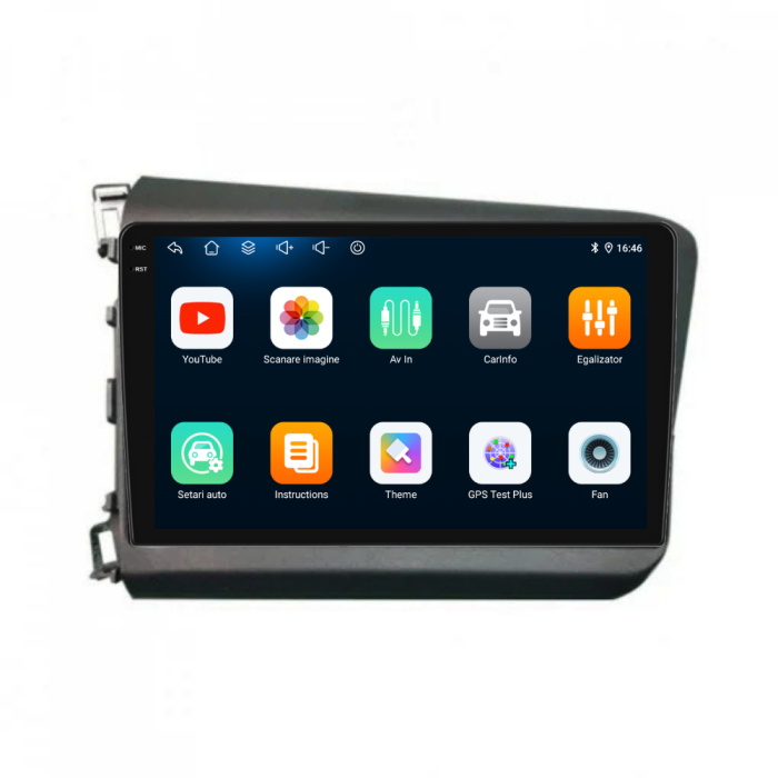 Navigatie Dedicata Honda Civic IX Sedan  (2011-2015),QuadCore, 9Inch, 4Gb Ram, 64Gb Stocare, Carplay [6]