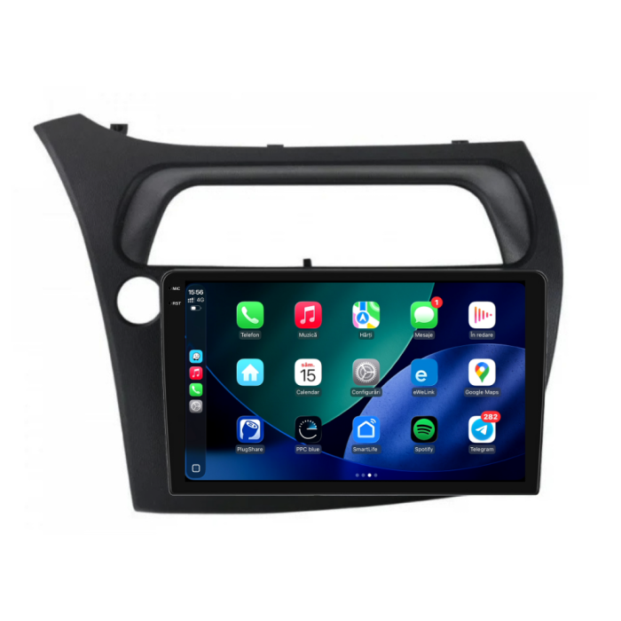 Navigatie Dedicata Honda Civic VII Hatchback (2006-2011), 9Inch, 4Gb Ram, 64Gb Stocare, Carplay [3]