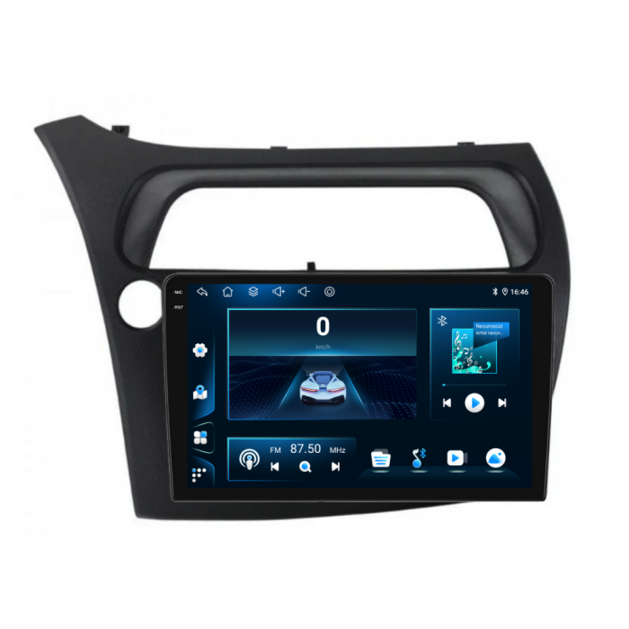 Navigatie Dedicata Honda Civic VII Hatchback (2006-2011), 9Inch, 6Gb Ram, 128Gb Stocare, Carplay [7]